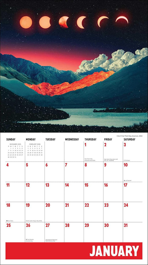IMAGINARY REALMS 2026 DELUXE WALL CALENDAR